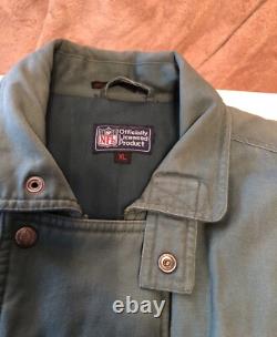 Super Rare Vintage 80's/90's Green Bay Packers Embroidered Winter Stadium Coat