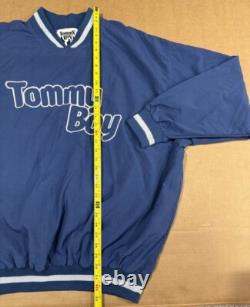 Super Rare Vintage 90's Tommy Boy Records Pullover Jacket Size X-Large Hip Hop