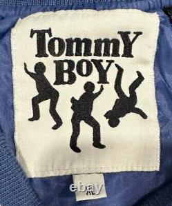 Super Rare Vintage 90's Tommy Boy Records Pullover Jacket Size X-Large Hip Hop