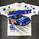 Super Rare Vintage 90s Dale Jarrett Rock N Roll AOP Nascar Shirt