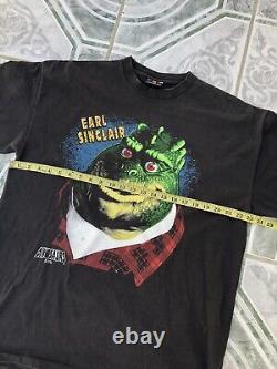 Super Rare Vintage 90s Earl Sinclair Disney Dinosaurs Shirt Mens XL