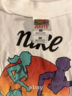 Super Rare Vintage 90s Nike Indoor Classic T Shirt Nationals Size XL Running