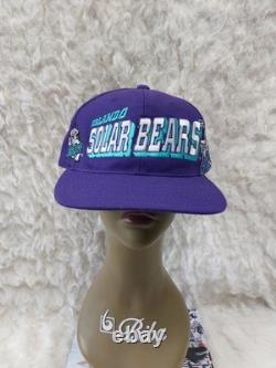 Super Rare Vintage 90s Orlando Solar Bears Purple Sports Specialties Snapback