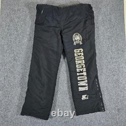 Super Rare Vintage 90s Starter x Georgetown Performance Overalls Black Men's L