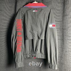 Super Rare Vintage 90s Tommy Hilfiger Wu Tang Big Logo Windbreaker Size L