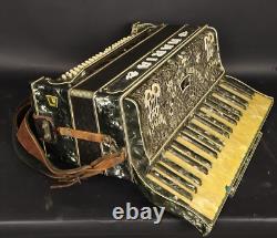 Super Rare & Vintage Accordion withCase Sold As Is