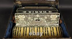 Super Rare & Vintage Accordion withCase Sold As Is