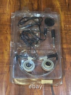 Super Rare Vintage Allorgan KH-116 Slim Mini Stereo Headphones Tested & Works