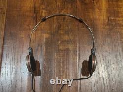 Super Rare Vintage Allorgan KH-116 Slim Mini Stereo Headphones Tested & Works