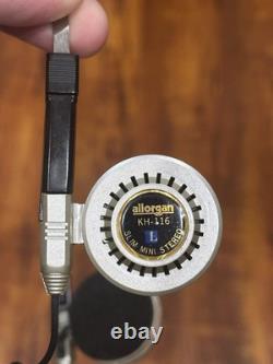 Super Rare Vintage Allorgan KH-116 Slim Mini Stereo Headphones Tested & Works