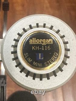 Super Rare Vintage Allorgan KH-116 Slim Mini Stereo Headphones Tested & Works