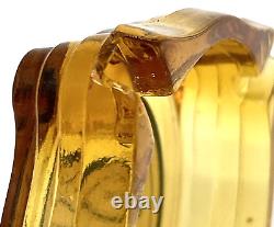 Super Rare Vintage Amber Glass Joe Di Maggio's Ashtray Free Shipping