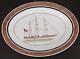 Super Rare Vintage/Antique Chinese Export Porcelain Platter The Ships 14 1/4