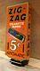 Super Rare Vintage Antique Zig Zag Cigarette Rolling Paper Dispenser