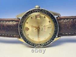 Super Rare Vintage Ardath Super Automatic Reefguard World time Day-Date Watch