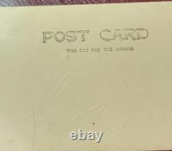 Super Rare Vintage Baseball Postcard Signed Chief Please Read