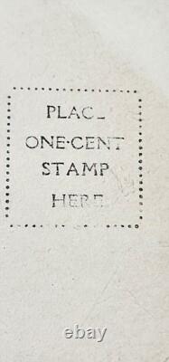 Super Rare Vintage Baseball Postcard Signed Chief Please Read