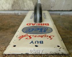 Super Rare Vintage Bell Bread Door Push / Pull Sign, Advanced Novelty Co