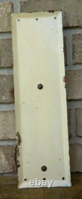 Super Rare Vintage Bell Bread Door Push / Pull Sign, Advanced Novelty Co