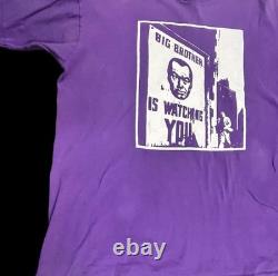 Super Rare Vintage Big brother Is Watching You 80s Promo T Shirt Single Stitch