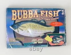 Super Rare Vintage Bubba Fish Battery Operated Singing Fish Wall Plaque 1999
