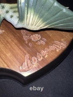 Super Rare Vintage Bubba Fish Battery Operated Singing Fish Wall Plaque 1999