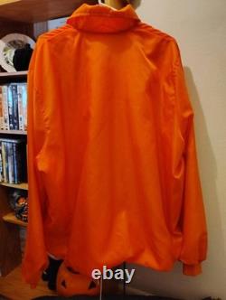 Super Rare Vintage Burger Chef Employee Jacket Satin Orange XL