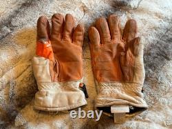Super Rare Vintage Burton 2003 Analog (First Season) Leather Glove White Y2K 00s