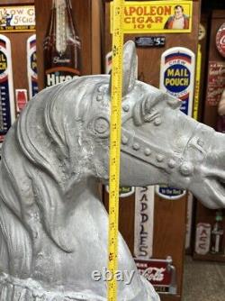 Super Rare Vintage Carousel Horse Cast Aluminum Coca Cola Stand Will Ship