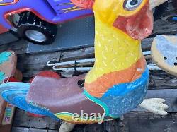 Super Rare Vintage Carousel Rooster Full Size Will Ship