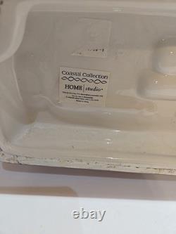 Super Rare Vintage Ceramic LOBSTER Crab Statue Dish Pottery Japan Figurine Coll