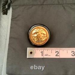 Super Rare Vintage Chanel Gold Plated CC Clip Earrings