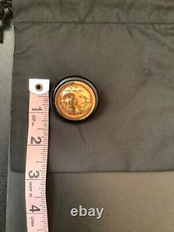 Super Rare Vintage Chanel Gold Plated CC Clip Earrings