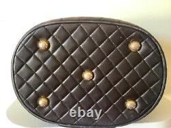 Super Rare Vintage Chanel Leather Vanity Bag