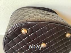 Super Rare Vintage Chanel Leather Vanity Bag