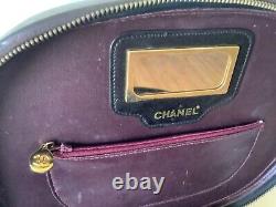 Super Rare Vintage Chanel Leather Vanity Bag