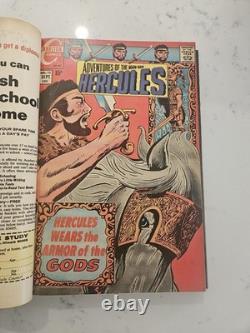 Super Rare Vintage Charlton Comics Leather Book With 12 Comics