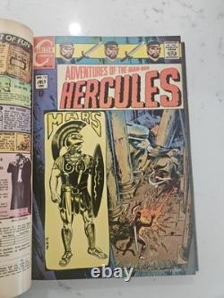 Super Rare Vintage Charlton Comics Leather Book With 12 Comics