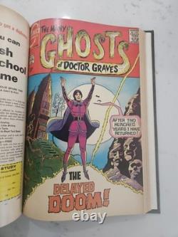 Super Rare Vintage Charlton Comics Leather Book With 12 Comics