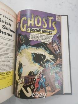 Super Rare Vintage Charlton Comics Leather Book With 12 Comics