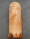 Super Rare Vintage Chocolate Glass Orange Tree Hatpin Holder Perfect Feet