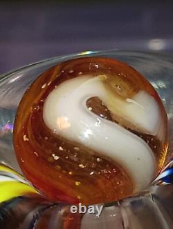 Super Rare Vintage Christensen Agate Marble! Very Rare Style