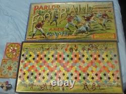 Super Rare Vintage Circ Pat 1891 Mc Loughlin Parlor Football Board Family Game