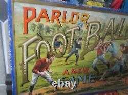 Super Rare Vintage Circ Pat 1891 Mc Loughlin Parlor Football Board Family Game