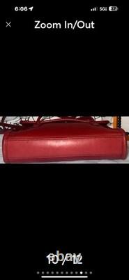 Super Rare Vintage Coach # 9032 Laurie bag red Authenticated Pristine