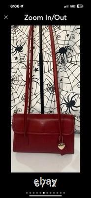 Super Rare Vintage Coach # 9032 Laurie bag red Authenticated Pristine