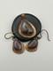 Super Rare Vintage Copper Campbellite Earrings And Pendant Geoff Cook Bisbee AZ