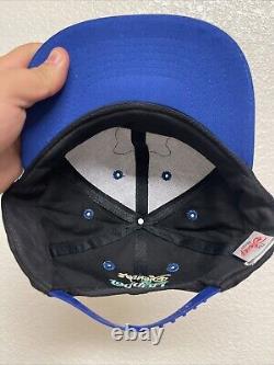 Super Rare Vintage Disney Flubber Kids SnapBack Hat Black And Blue