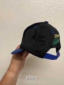 Super Rare Vintage Disney Flubber Kids SnapBack Hat Black And Blue