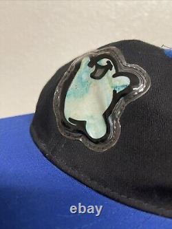 Super Rare Vintage Disney Flubber Kids SnapBack Hat Black And Blue